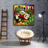 Scrooge McDuck HD Canvas Print Home Decor Paintings Wall Art Pictures