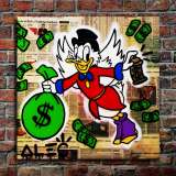 Scrooge McDuck HD Canvas Print Home Decor Paintings Wall Art Pictures