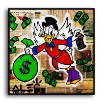 Scrooge McDuck HD Canvas Print Home Decor Paintings Wall Art Pictures