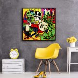 Scrooge McDuck HD Canvas Print Home Decor Paintings Wall Art Pictures