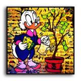 Scrooge McDuck's cash cow HD Canvas Print Home Decor Paintings Wall Art Pictures