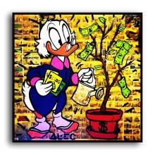 Scrooge McDuck's cash cow HD Canvas Print Home Decor Paintings Wall Art Pictures