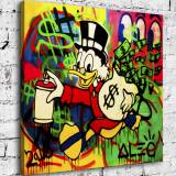 Scrooge McDuck HD Canvas Print Home Decor Paintings Wall Art Pictures