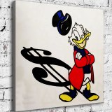 Scrooge McDuck HD Canvas Print Home Decor Paintings Wall Art Pictures