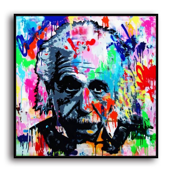 Einstein HD Canvas Print Home Decor Paintings Wall Art Pictures