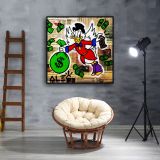 Scrooge McDuck HD Canvas Print Home Decor Paintings Wall Art Pictures