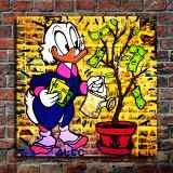 Scrooge McDuck's cash cow HD Canvas Print Home Decor Paintings Wall Art Pictures