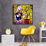 Scrooge McDuck's cash cow HD Canvas Print Home Decor Paintings Wall Art Pictures