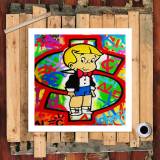 Rich little master HD Canvas Print Home Decor Paintings Wall Art Pictures