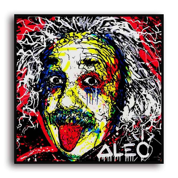 Einstein HD Canvas Print Home Decor Paintings Wall Art Pictures