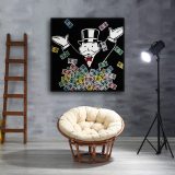 Rich man's money HD Canvas Print Home Decor Paintings Wall Art Pictures