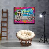 Rich man's sports car HD Canvas Print Home Decor Paintings Wall Art Pictures