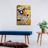 Little master dog HD Canvas Print Home Decor Paintings Wall Art Pictures