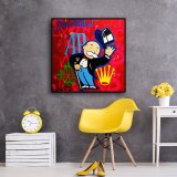 Rich master HD Canvas Print Home Decor Paintings Wall Art Pictures