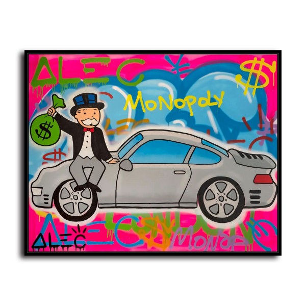 Rich man's sports car HD Canvas Print Home Decor Paintings Wall Art Pictures