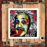 Einstein HD Canvas Print Home Decor Paintings Wall Art Pictures