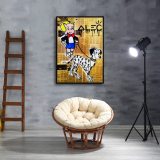 Little master dog HD Canvas Print Home Decor Paintings Wall Art Pictures