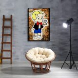 Rich little master HD Canvas Print Home Decor Paintings Wall Art Pictures
