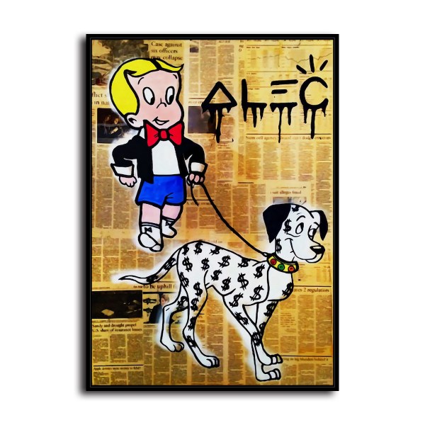 Little master dog HD Canvas Print Home Decor Paintings Wall Art Pictures