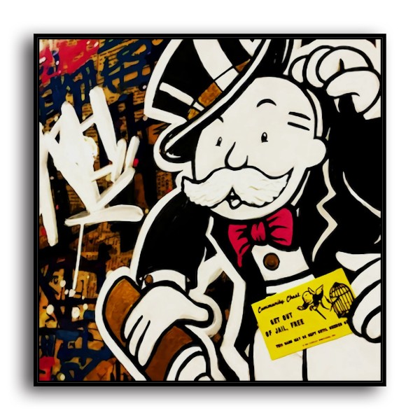 Rich man HD Canvas Print Home Decor Paintings Wall Art Pictures
