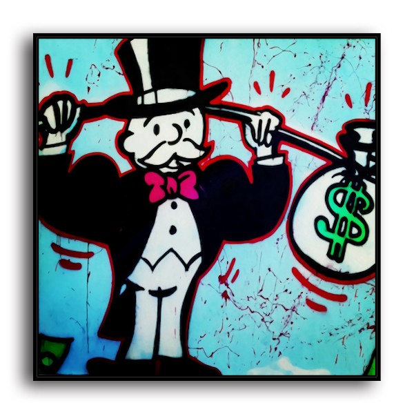 Rich man HD Canvas Print Home Decor Paintings Wall Art Pictures