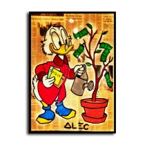 Scrooge McDuck's cash cow HD Canvas Print Home Decor Paintings Wall Art Pictures
