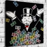 Rich man's money HD Canvas Print Home Decor Paintings Wall Art Pictures