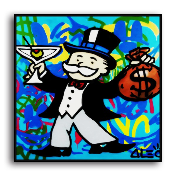 Rich man HD Canvas Print Home Decor Paintings Wall Art Pictures