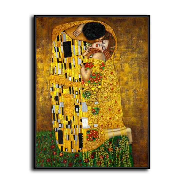 The Kiss Gustav Klimt HD Canvas Print Home Decor Paintings Wall Art Pictures