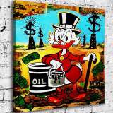 Scrooge McDuck HD Canvas Print Home Decor Paintings Wall Art Pictures