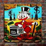 Scrooge McDuck HD Canvas Print Home Decor Paintings Wall Art Pictures