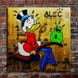 Scrooge McDuck HD Canvas Print Home Decor Paintings Wall Art Pictures