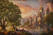 Beauty and the beast II HD Canvas Print Home Decor Paintings Wall Art Pictures