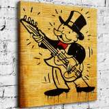 Playing guitar HD Canvas Print Home Decor Paintings Wall Art Pictures