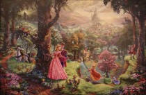 Sleeping Beauty HD Canvas Print Home Decor Paintings Wall Art Pictures