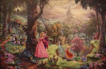 Sleeping Beauty HD Canvas Print Home Decor Paintings Wall Art Pictures