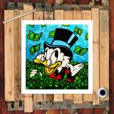 Scrooge McDuck HD Canvas Print Home Decor Paintings Wall Art Pictures