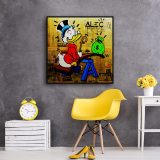 Scrooge McDuck HD Canvas Print Home Decor Paintings Wall Art Pictures