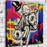 Rich man HD Canvas Print Home Decor Paintings Wall Art Pictures