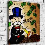 Rich man HD Canvas Print Home Decor Paintings Wall Art Pictures