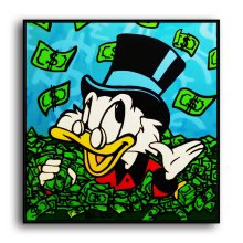 Scrooge McDuck HD Canvas Print Home Decor Paintings Wall Art Pictures