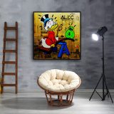 Scrooge McDuck HD Canvas Print Home Decor Paintings Wall Art Pictures