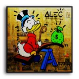 Scrooge McDuck HD Canvas Print Home Decor Paintings Wall Art Pictures