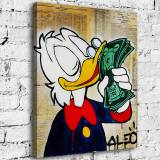 Scrooge McDuck HD Canvas Print Home Decor Paintings Wall Art Pictures