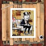 Rich man HD Canvas Print Home Decor Paintings Wall Art Pictures