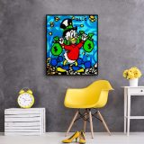 Scrooge McDuck HD Canvas Print Home Decor Paintings Wall Art Pictures