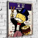 Master eats dumplings HD Canvas Print Home Decor Paintings Wall Art Pictures