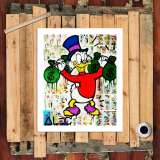 Scrooge McDuck HD Canvas Print Home Decor Paintings Wall Art Pictures