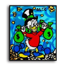 Scrooge McDuck HD Canvas Print Home Decor Paintings Wall Art Pictures