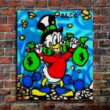 Scrooge McDuck HD Canvas Print Home Decor Paintings Wall Art Pictures